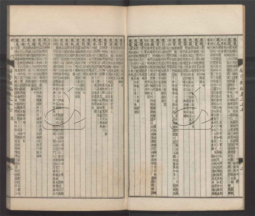 -御定駢字類編二百四十卷-第六册__ -御定駢字類編二百四十卷-第六册__