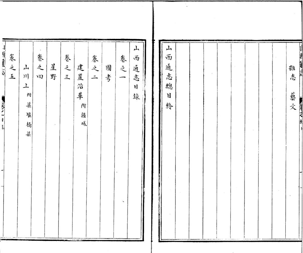 _(万历)山西通志三十卷__
