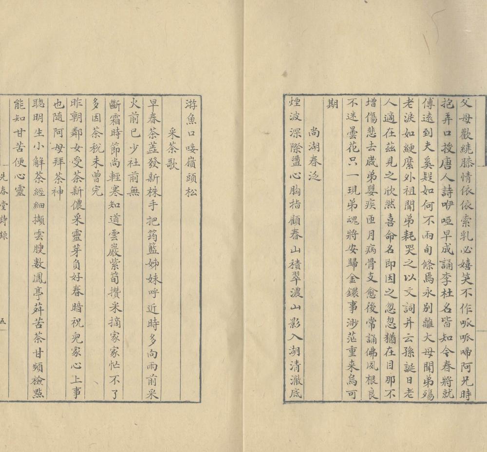 _先春堂诗录一卷__