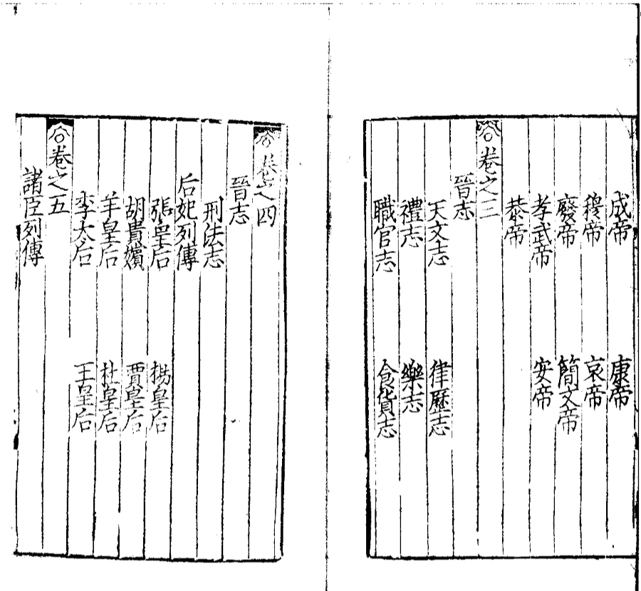 _名公増修标注晋书详节三十卷__ _名公増修标注晋书详节三十卷__