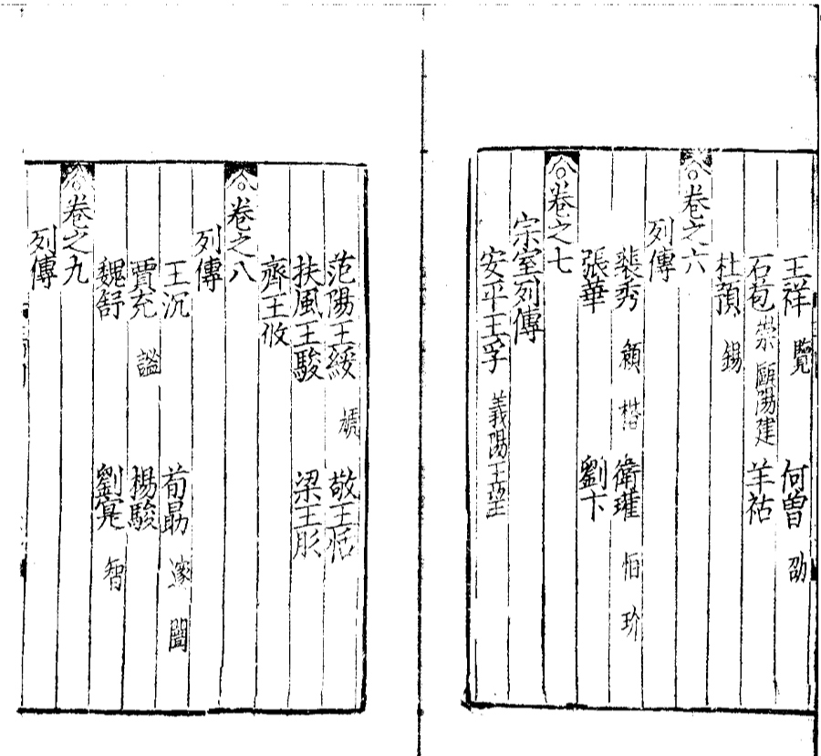 _名公増修标注晋书详节三十卷__ _名公増修标注晋书详节三十卷__