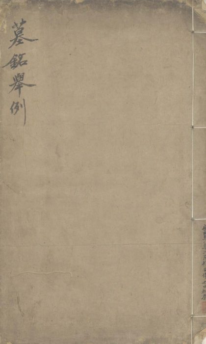_墓铭举例三卷__