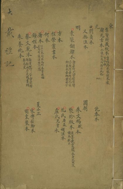 _大戴礼记十三卷_version___