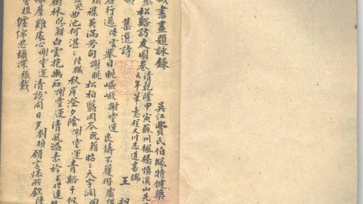 _家藏书画题泳録不分卷折扇书画册二卷__
