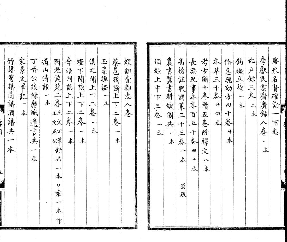 _延令宋版书目一卷__