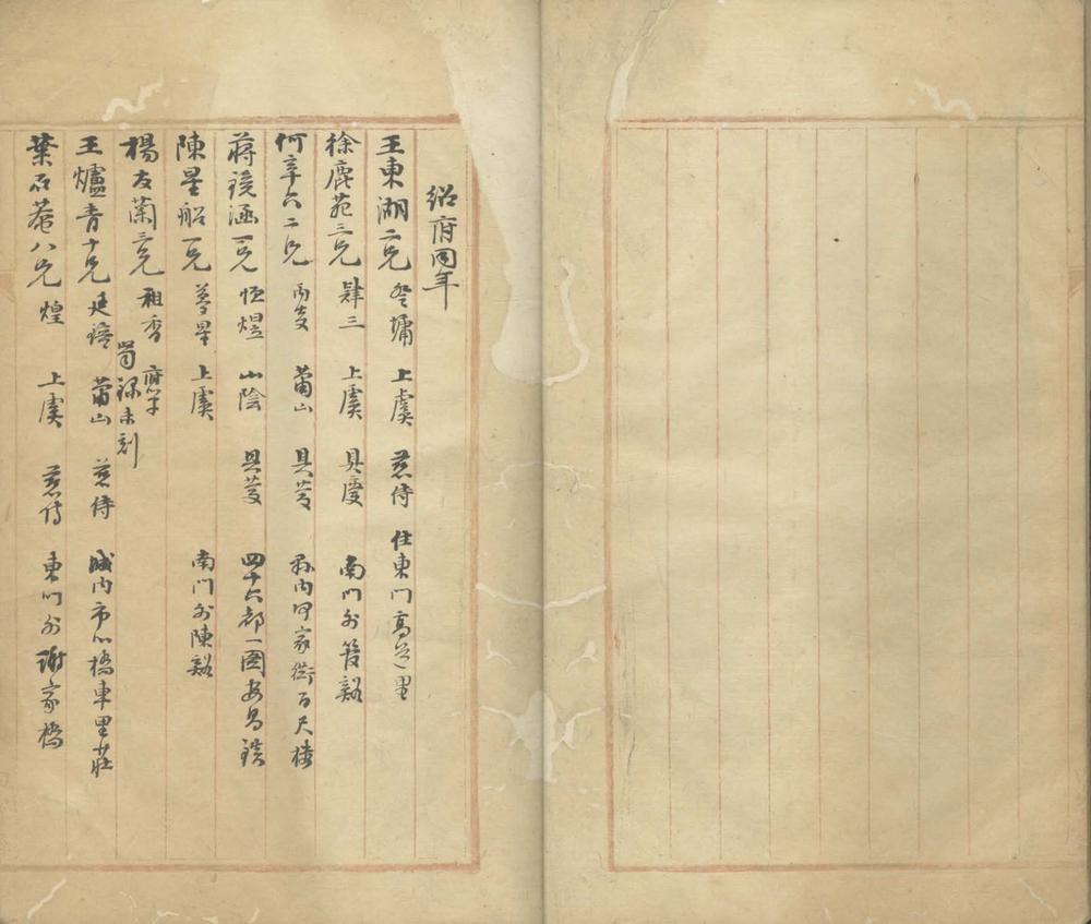 _张叔未日记不分卷嘉庆三年至七年__ _张叔未日记不分卷嘉庆三年至七年__