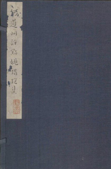 _惜抱轩文集十六卷文后集十卷笔记八卷法帖题跋三卷诗集十卷诗后集一卷外集一卷__