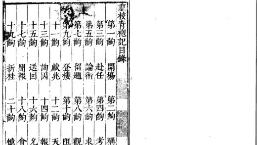 _新刊校正全相音释青袍记二卷__