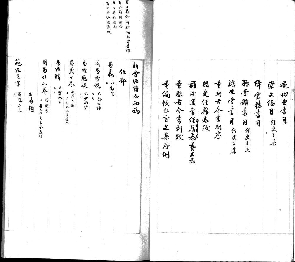 _新会经籍志初稿不分卷西学书目提要不分卷__ _新会经籍志初稿不分卷西学书目提要不分卷__