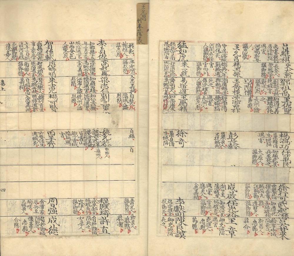 _明季殉节诸臣表二卷__