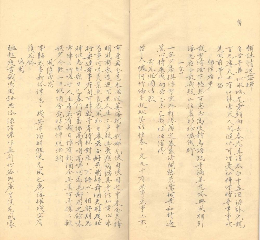 _桃笙吟稿一卷诗余一卷__
