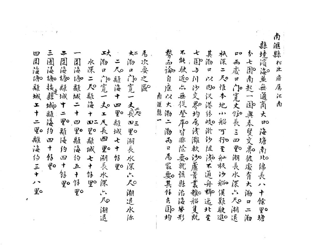 _江南北沿海州县要隘记略不分卷__