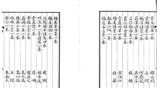 _汲古阁景钞南宋六十家小集九十六卷__