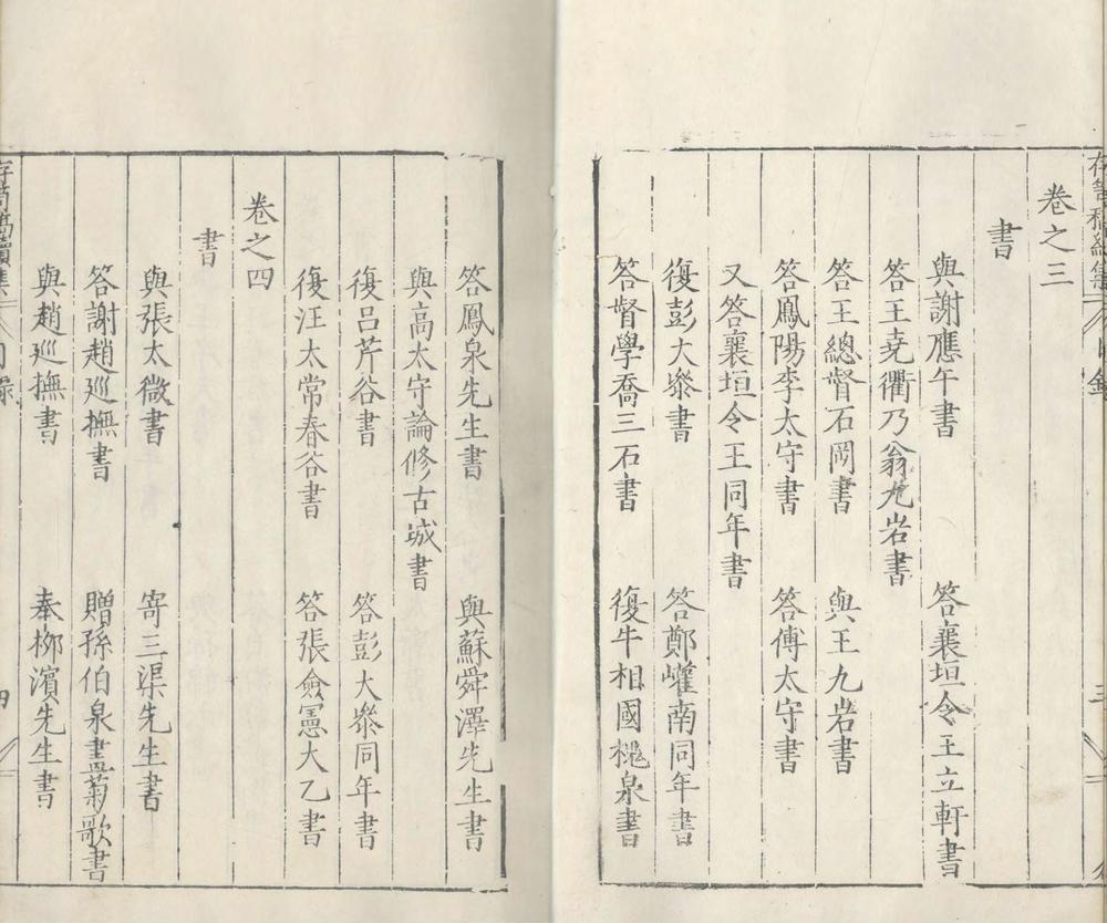 _王槐野先生存笥稿续集九卷__
