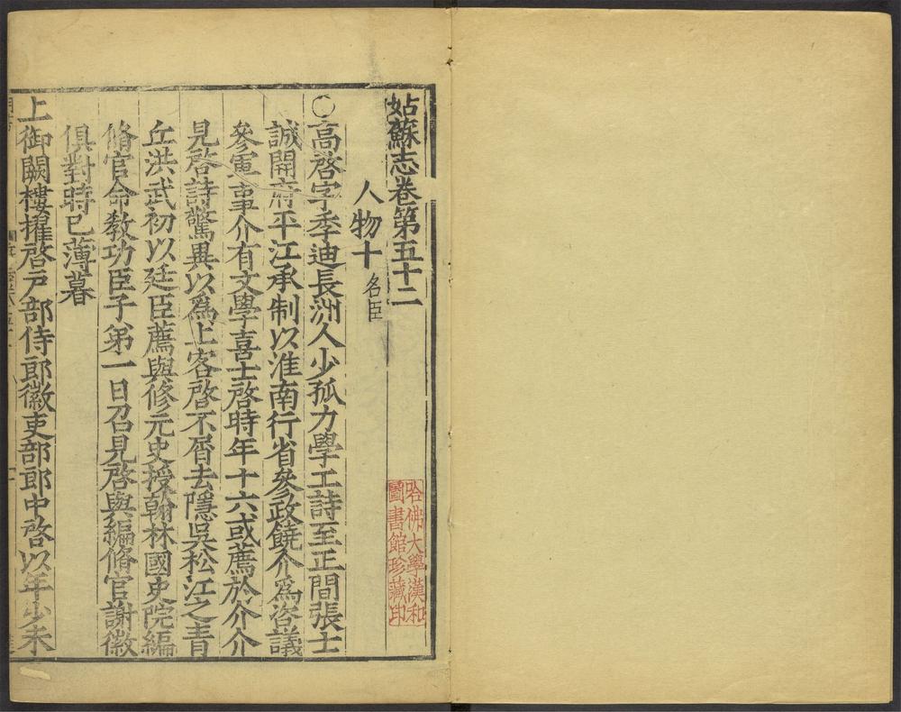 _姑苏志_v.卷五十二-五十四__ _姑苏志_v.卷五十二-五十四__