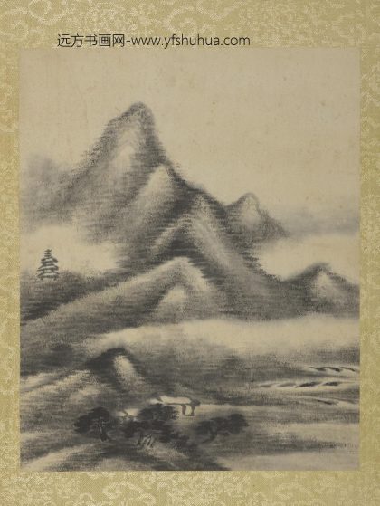 清允禧山水册-雨霁夏山