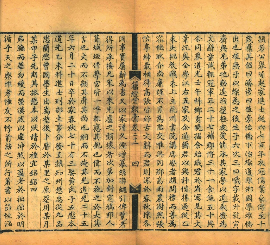 _籀經堂類藳_二十四卷__ _籀經堂類藳_二十四卷__