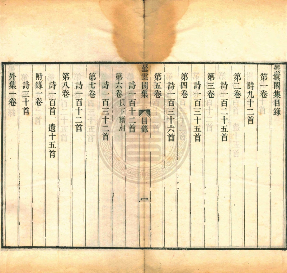 _曇雲閣詩集_八卷__ _曇雲閣詩集_八卷__