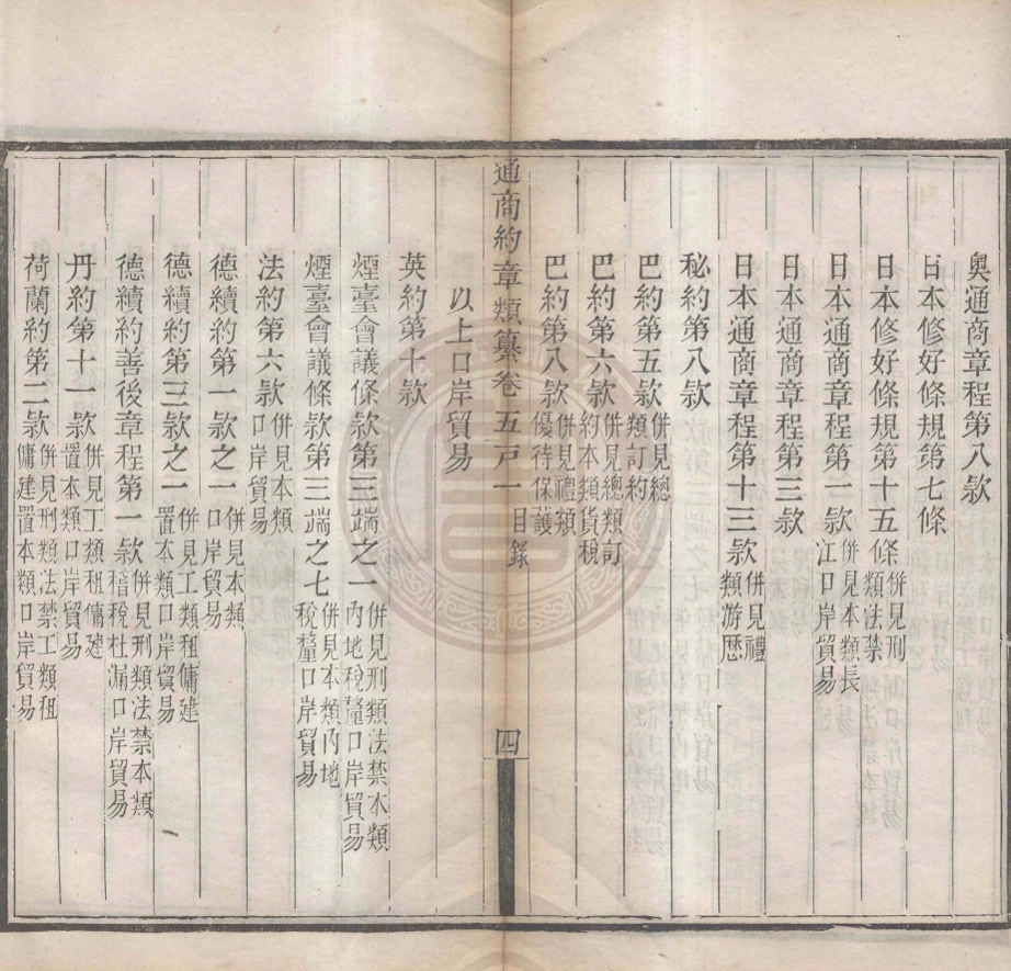 _通商約章類纂_三十五卷__ _通商約章類纂_三十五卷__