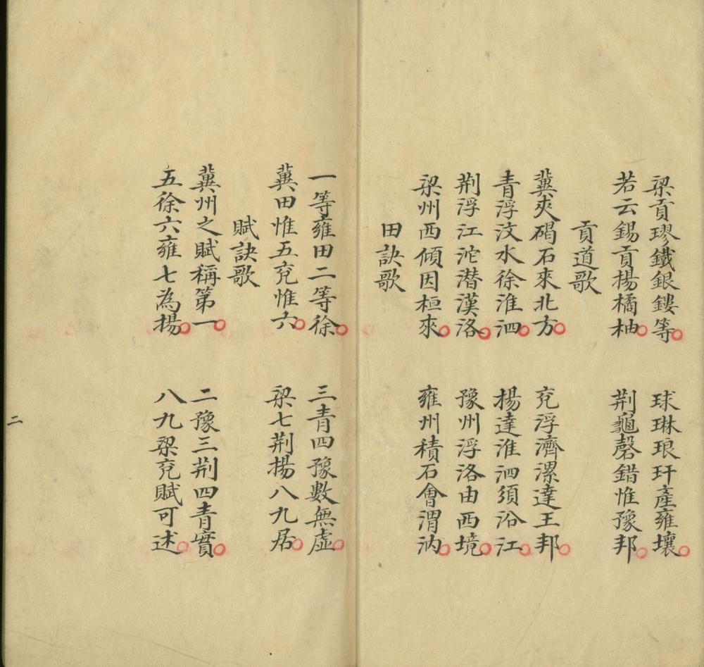 _禹贡节注便读一卷禹贡歌诀一卷__ _禹贡节注便读一卷禹贡歌诀一卷__