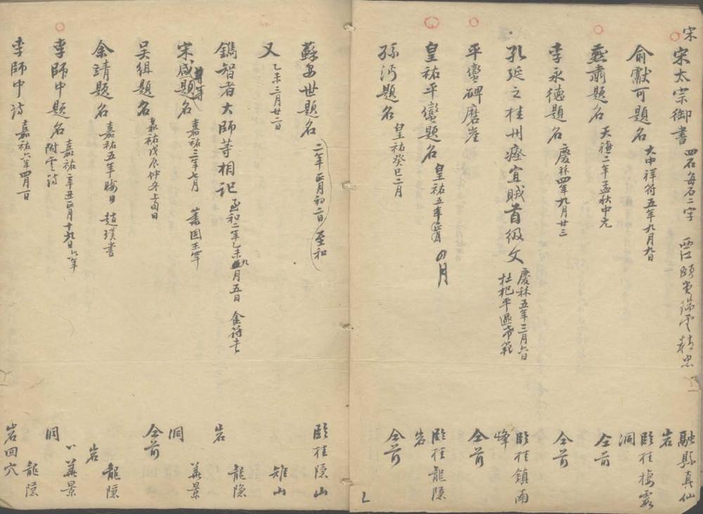 _粤西金石略目一卷__