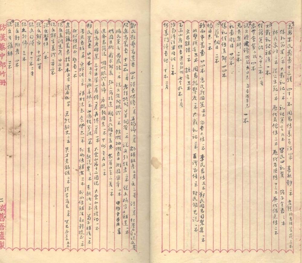 _羊湄先生藏书目不分卷__