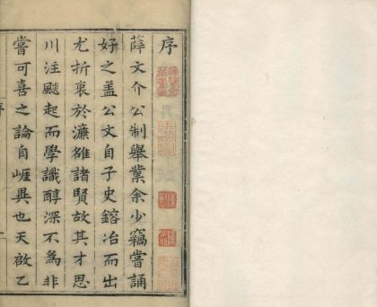 _薛文介公文集四卷传一卷__
