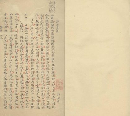 _诗学源流一卷__