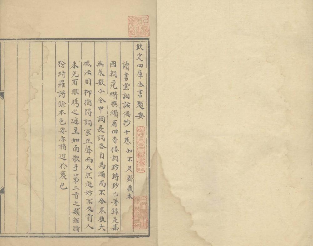 _读书堂词话偶钞十卷__