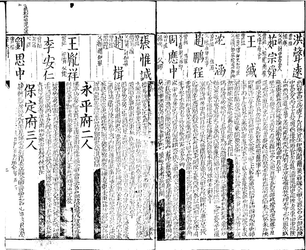 _隆庆五年辛未科进士履历便览一卷__ _隆庆五年辛未科进士履历便览一卷__