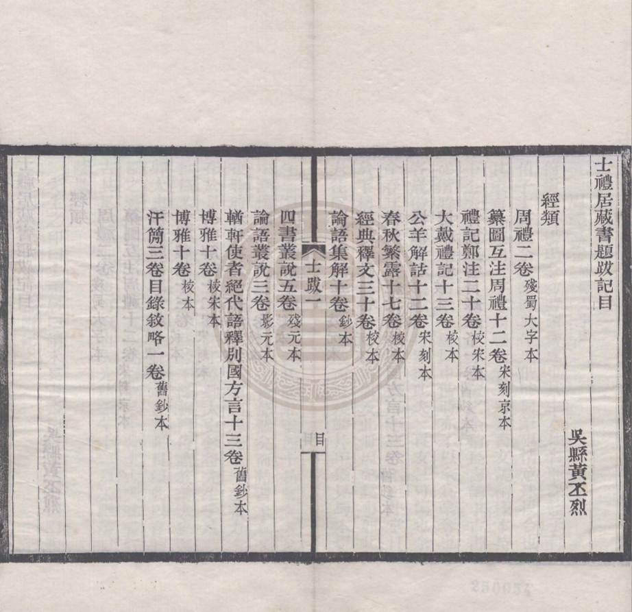 _士禮居藏書題跋記_六卷__ _士禮居藏書題跋記_六卷__