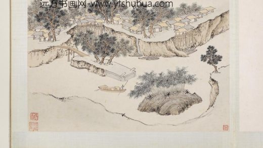明钱谷纪行图册 吕城