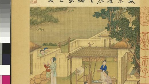 耕织图册_练丝