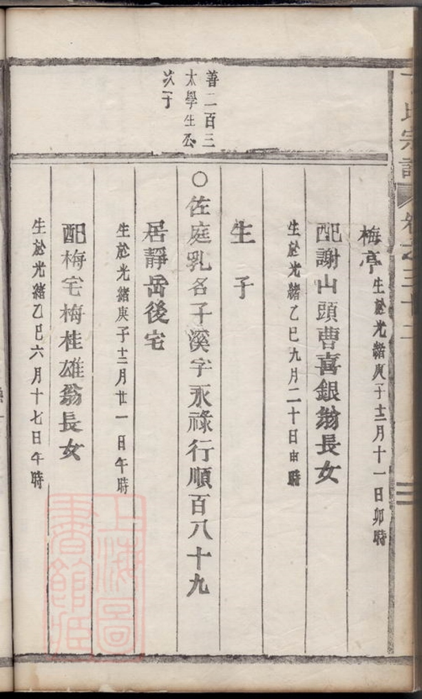 _丁氏宗譜 version part __