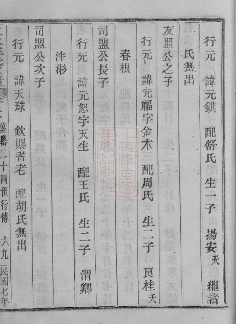 _三江李氏宗譜 version part __