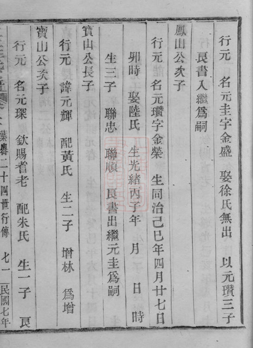 _三江李氏宗譜 version part __