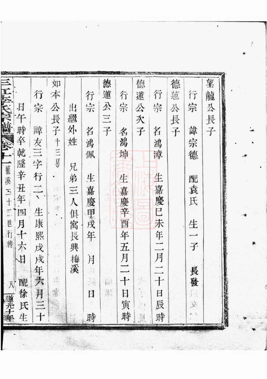 _三江李氏宗譜 version part __