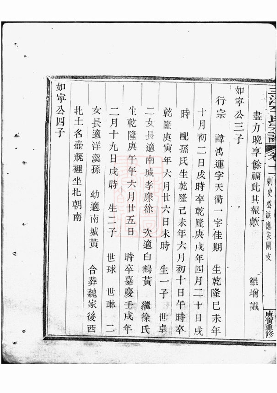 _三江李氏宗譜 version part __