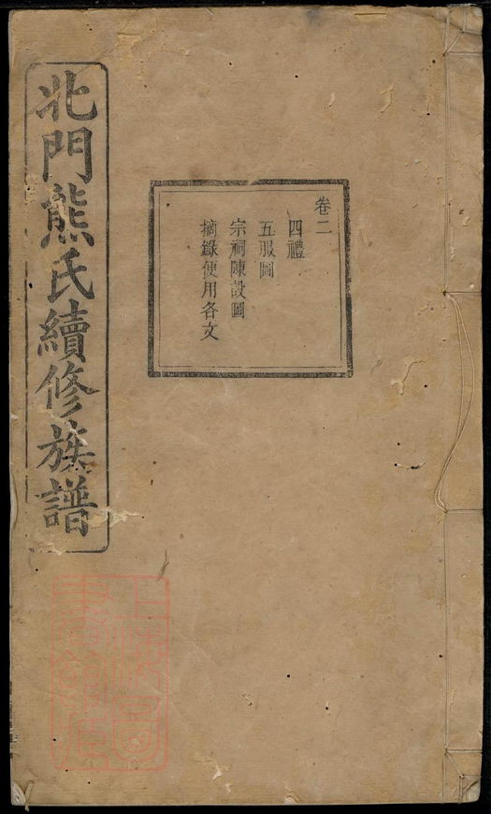 _上湘北門熊氏續修族譜__