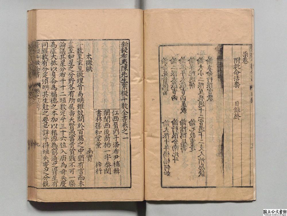 -新锓希夷陈先生紫微斗数全书__