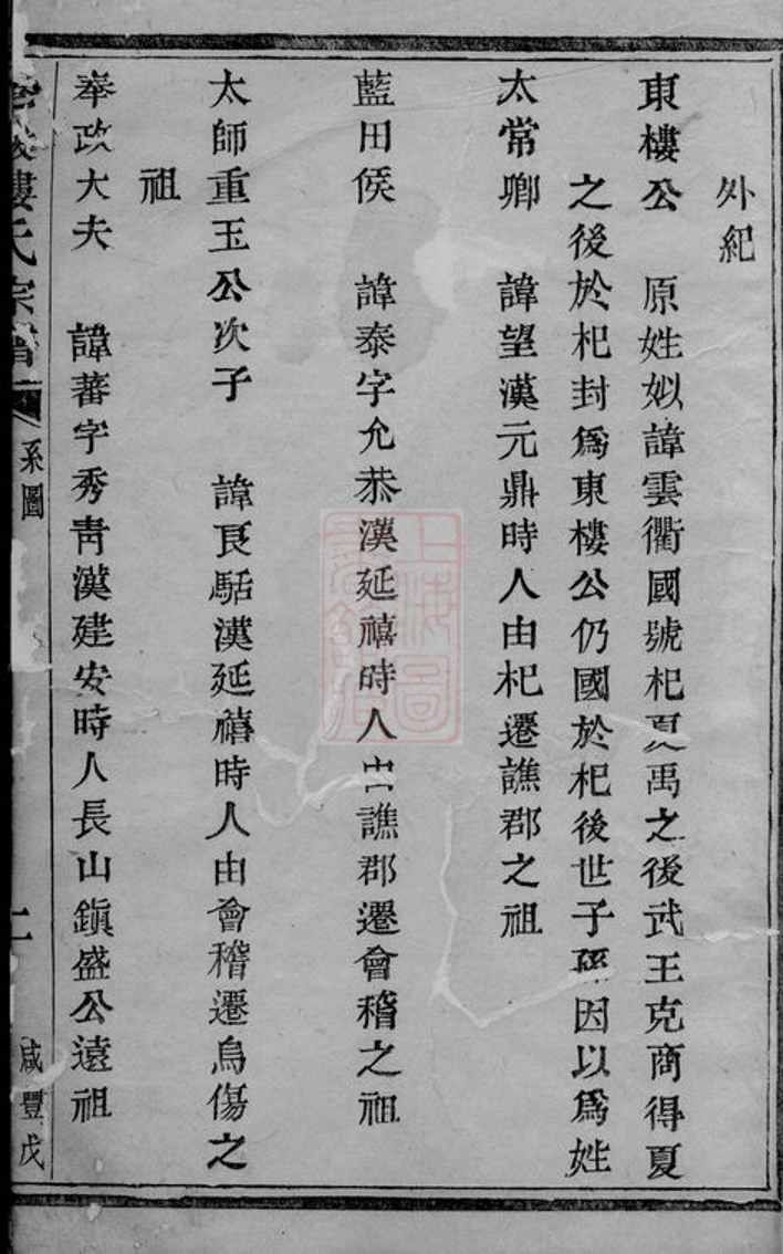 _僊岩樓氏宗譜 version part __