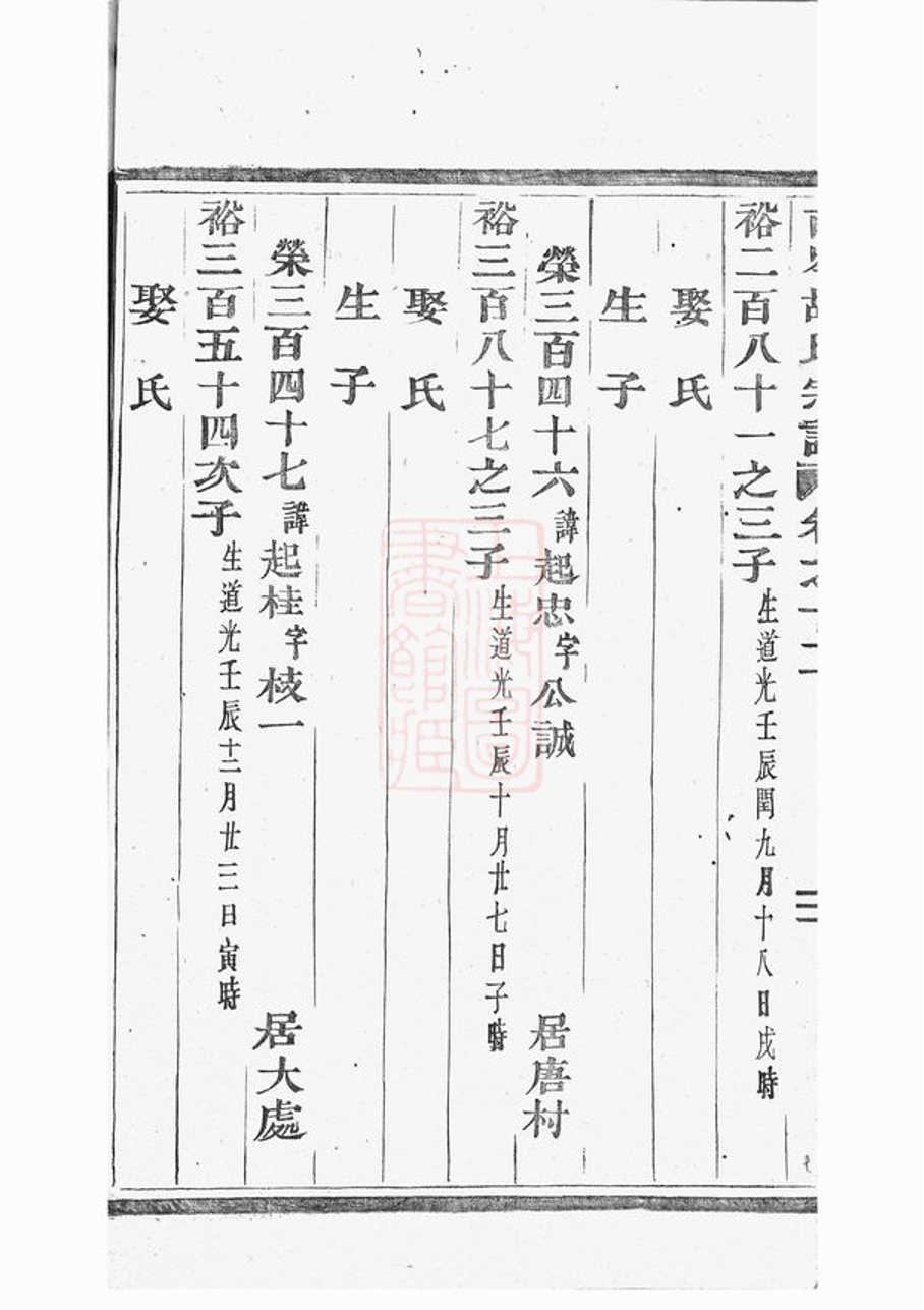 _南岑胡氏宗譜 version part __