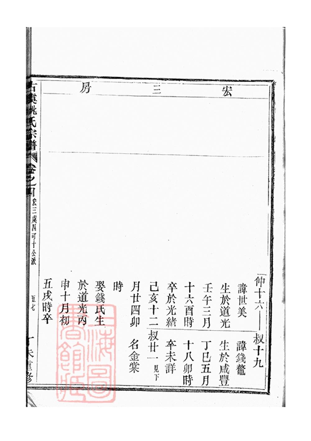 _古虞姚氏宗譜 version part __
