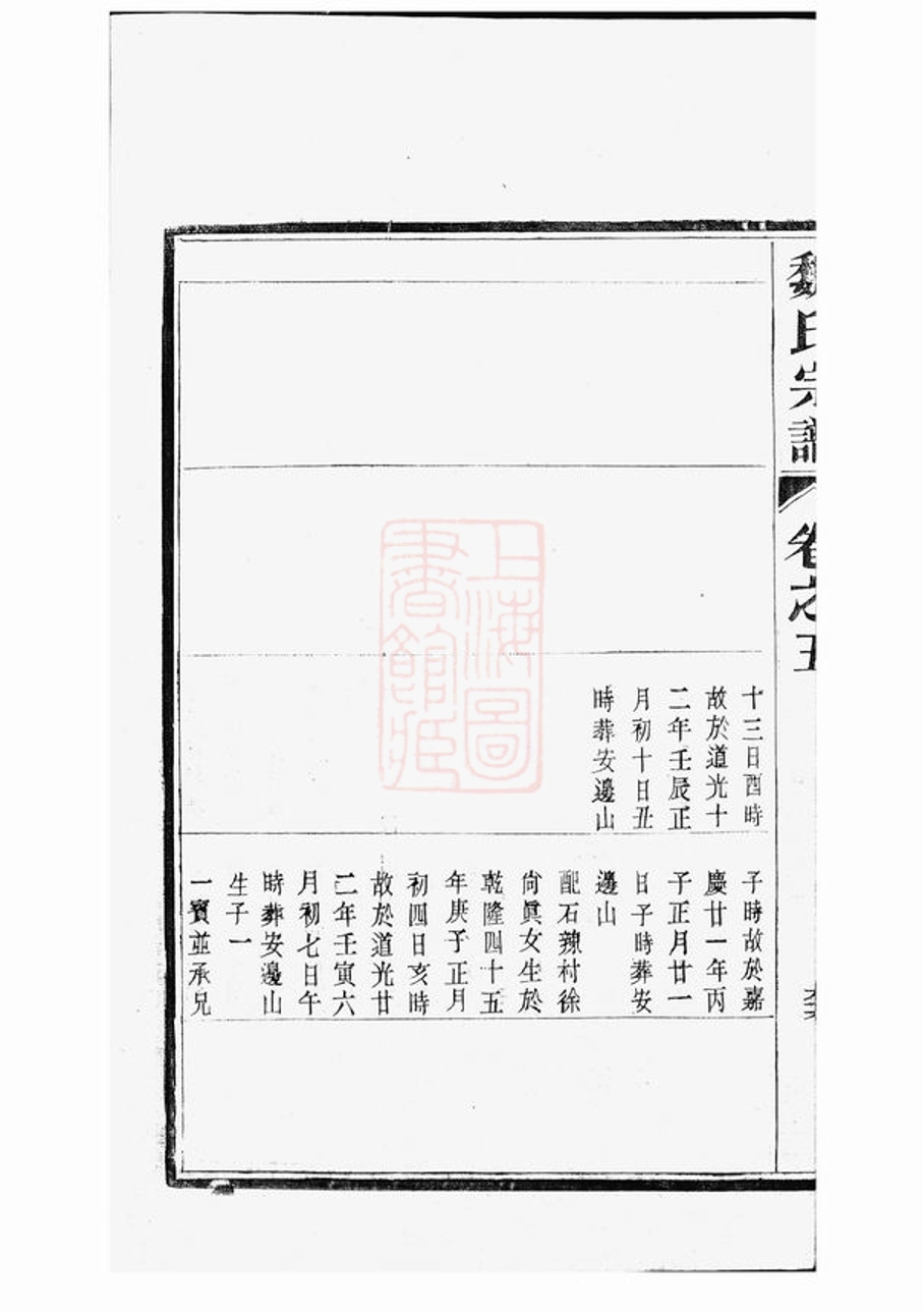 _句曲臨泉魏氏重修宗譜 part __