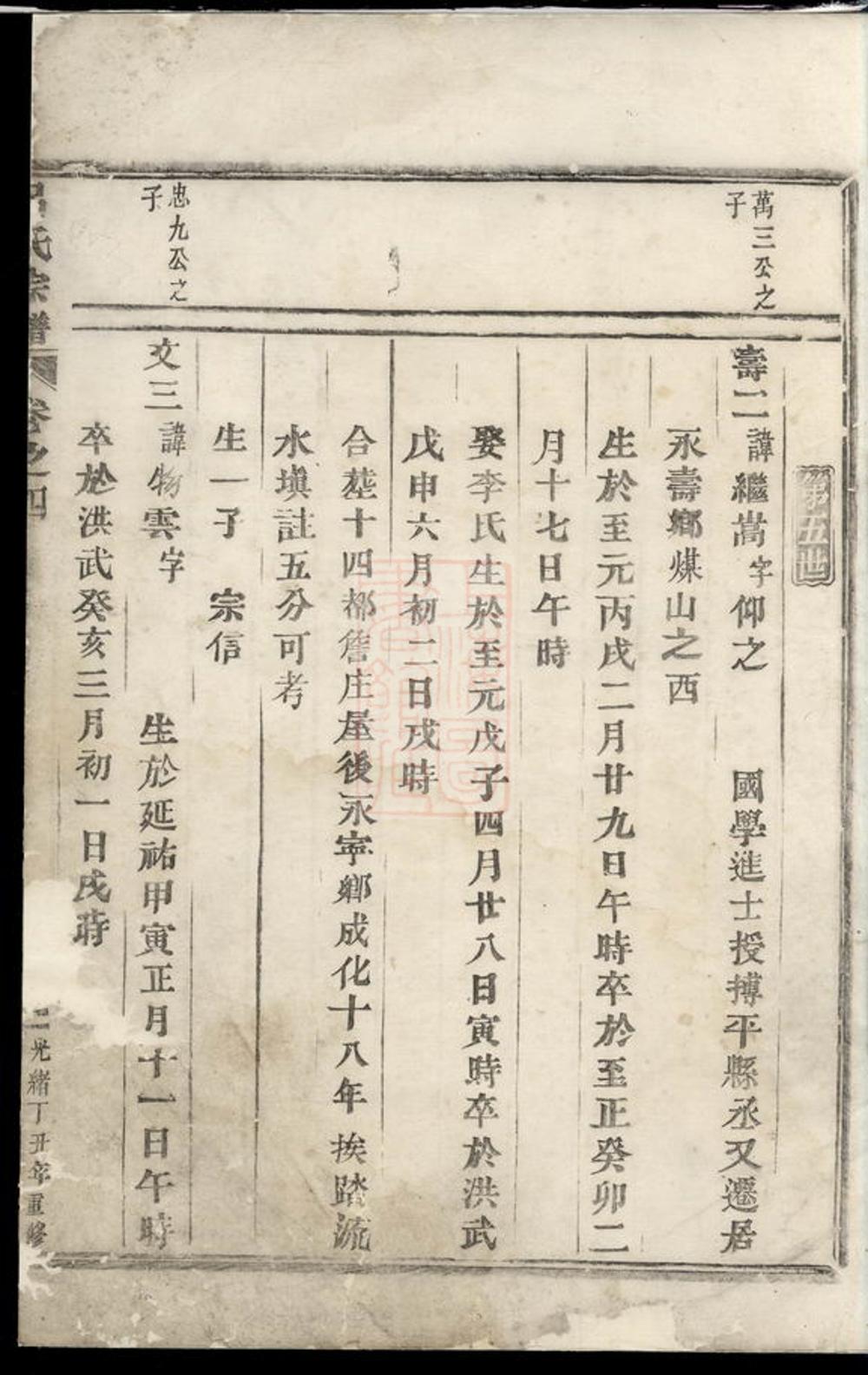 _呂氏宗譜 version __