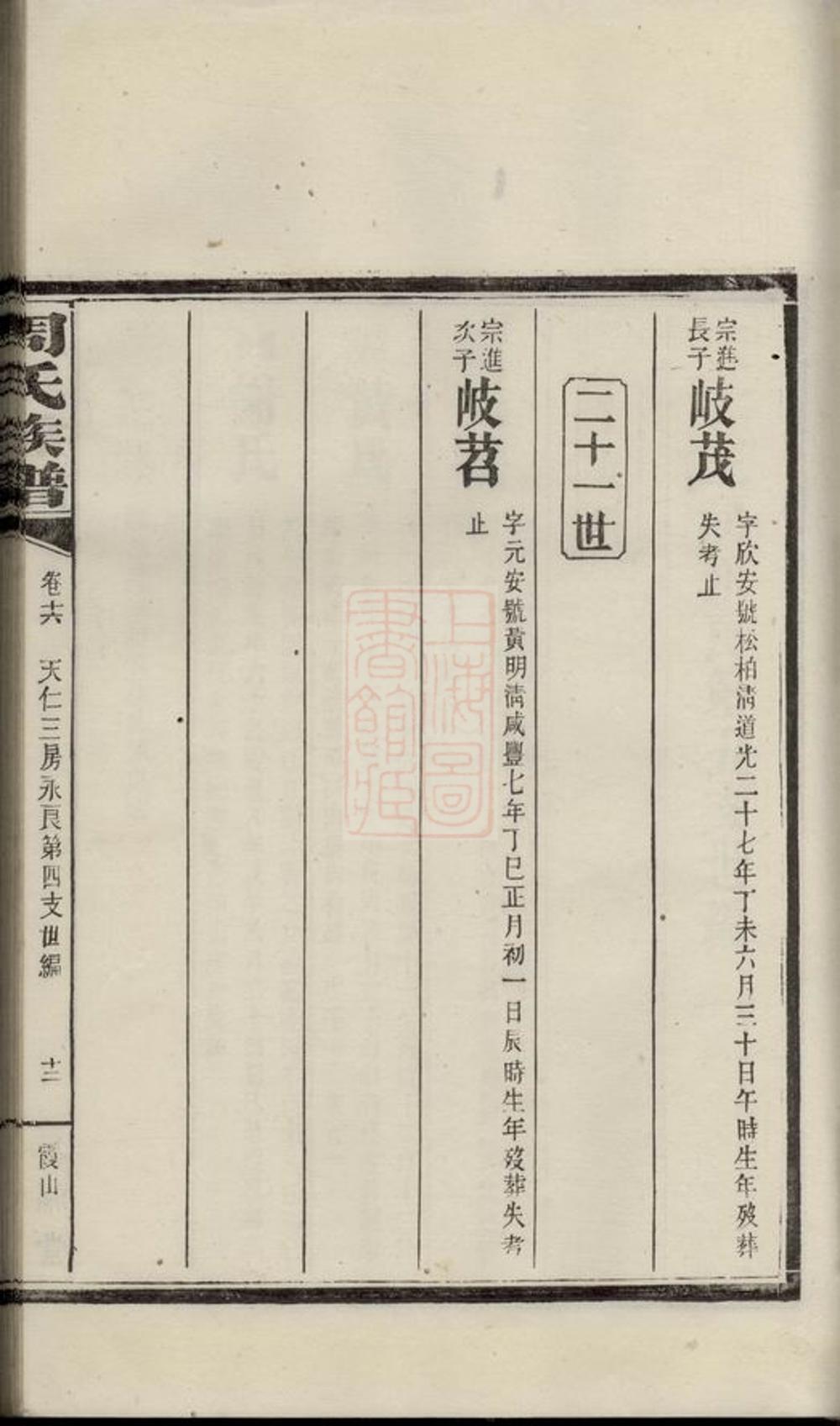 _周氏族譜 version part __