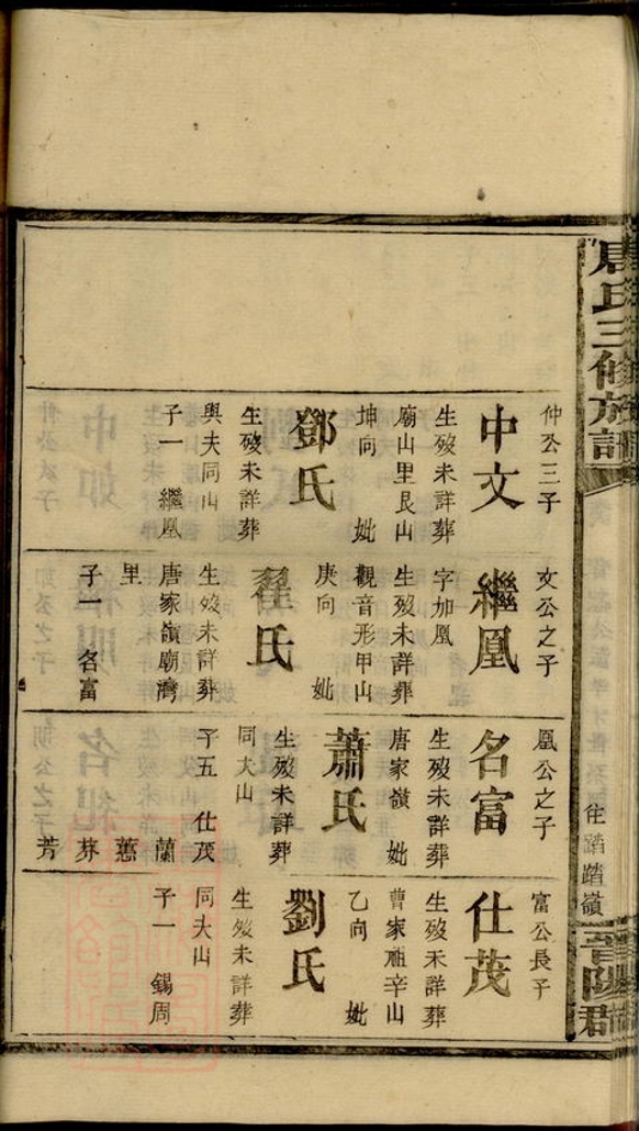 _唐氏三修族譜 version part __