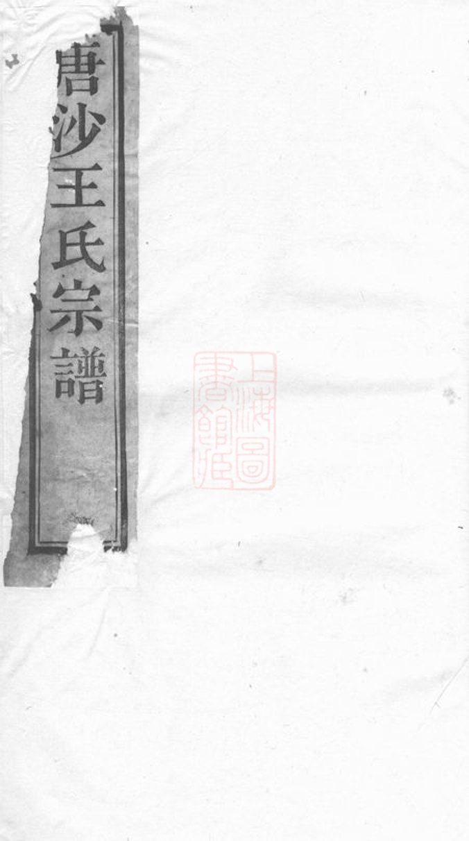 _唐沙王氏宗譜__