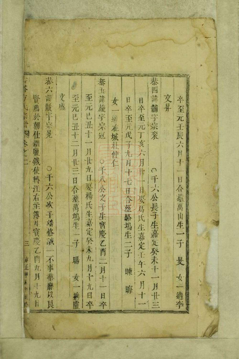 _壽塔方氏宗譜 version __