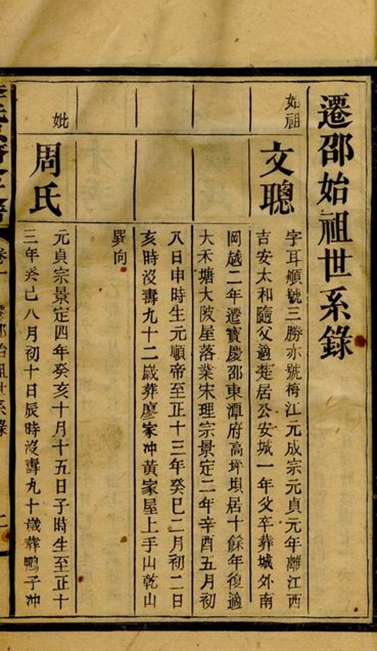 _大和塘李思齊公支譜__